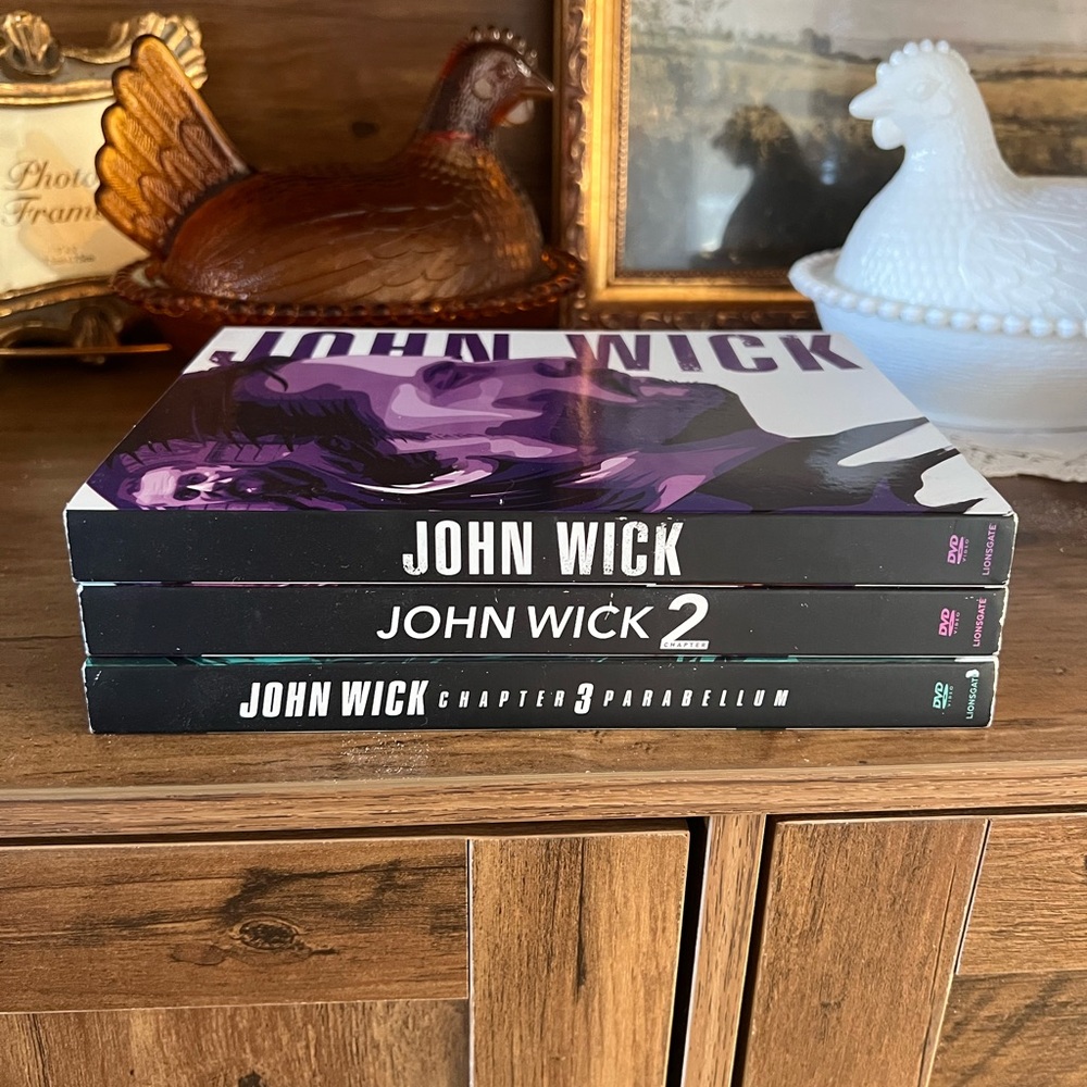John Wick Trilogy DVD Movie Set